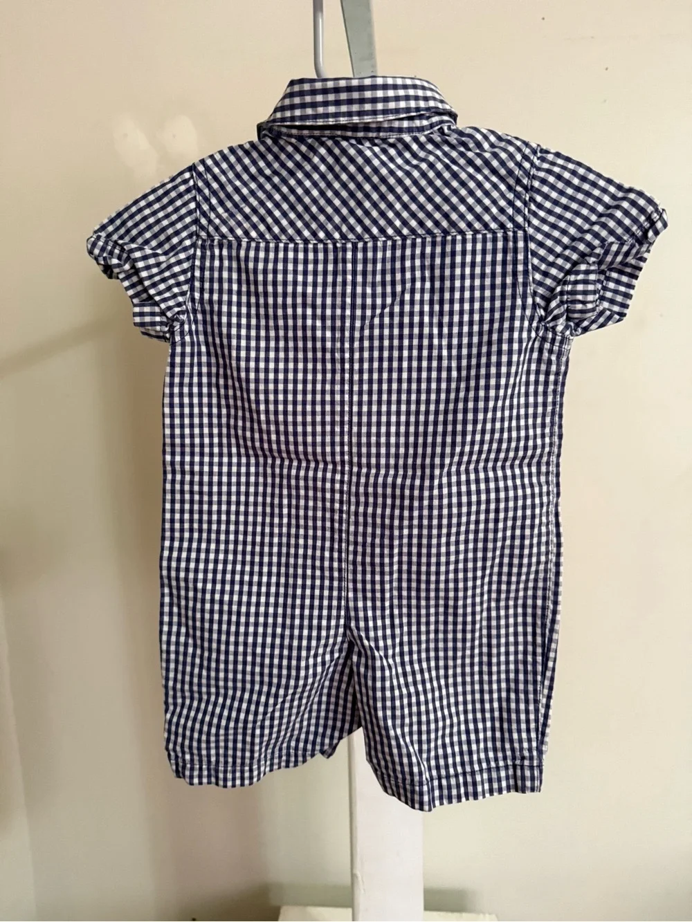 Pottery Barn Kids Gingham Romper